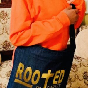 “Rooted in Christ” Cross Messenger Bag